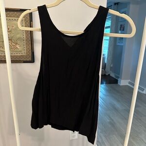 Black Sleeveless Women's Top